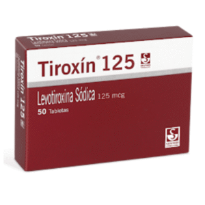 LEVOTIROXINA 125 MCG - CAJA x 50 TAB (TIROXIN)