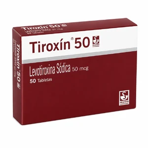 LEVOTIROXINA 50 MCG - CAJA x 50 TAB (TIROXIN)