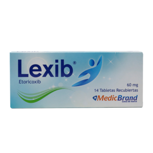 LEXIB 60MG CX14 TAB RECUBIERTAS (ETORICOXIB)(MEDIBRAND) - COASPHARMA