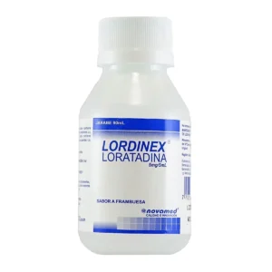 LORATADINA 5 MG/5 ML JARABE - FCO x 90 ML - SABOR FRANBUESA