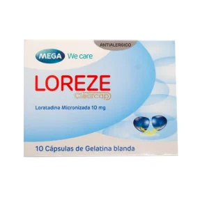 LOREZE 10 MG - CAJA x 10 CAPS BLANDAS