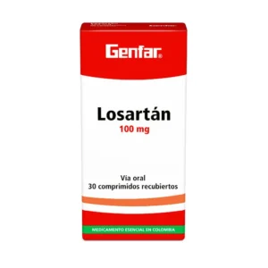 LOSARTAN 100 MG - CAJA x 30 TAB