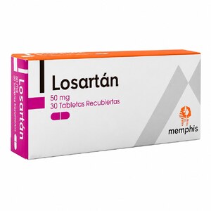 LOSARTAN 50 MG - CAJA x 30 TAB