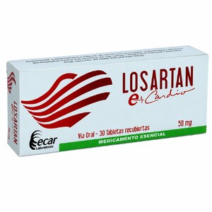LOSARTAN 50 MG - CAJA x 30 TAB