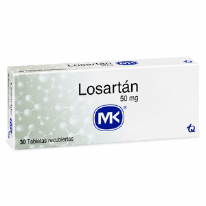 LOSARTAN 50 MG - CAJA x 30 TAB