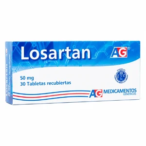 LOSARTAN 50 MG - CAJA x 30 TAB