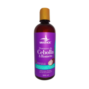MANTHOE SHAMPOO CON CEBOLLA & ROMERO FCO x 500 ML