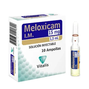MELOXICAM 15MG/1.5ML CX10 AMP (VITALIS) - VITALIS