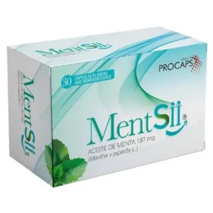 MENTSII 187 MG - CAJA x 30 CAP BLAN. ENTERICA