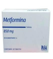 METFORMINA 850MG CX30TB (PISA FARMA) - PISA FARMACEUTICA