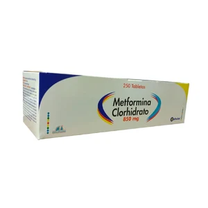 METFORMINA HCL 850 MG - CAJA x 250 TAB