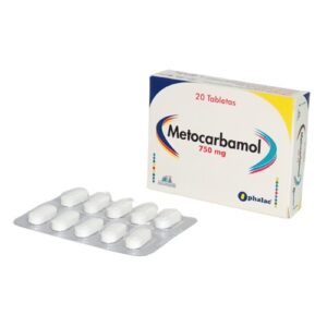 METOCARBAMOL 750MG CX20 TB(ANGLOPHARMA) - ANGLOPHARMA