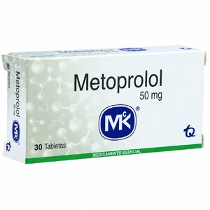 METOPROLOL 50 MG - CAJA x 30 TAB