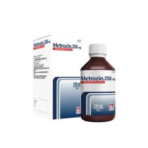 METROZIN 250 MG/5 ML SUSP ORAL - FCO x 120 ML