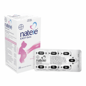 (NATELE EASY GELS) VITAMINAS Y MINERALES PARA EL EMBARAZO - CAJA x 28 CAPS BLANDAS