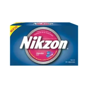 NIKZON 86 MG - CAJA x 14 CAPS DURAS