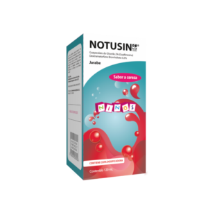 NOTUSIN JARABE NIÑOS FX120ML (DEXTROMETORFANO 0.2%+GUAYACOLATO DE GLICERILO 2%) (SIEGFRIED) - SIEGFRIED