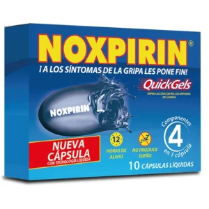 NOXPIRIN QUICKGELS - CAJA x 10 CAPS LIQUIDAS