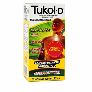 OFERTA 15% DESC. TUKOL-D EXPECTORANTE SLN ORAL - FCO x 125 ML