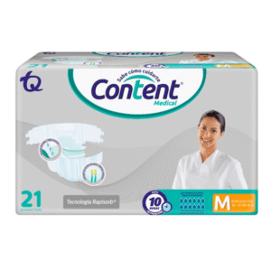 PAÑAL CONTENT MEDICAL ADULTO TALLA M - PQTE x 21 UND