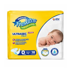 PAÑAL ULTRASEC MAX FRESKITOS ETAPA 0 (XS) PQX18UND (BANDA ELASTICA) (ATW) - ATW INTERNACIONAL SAS