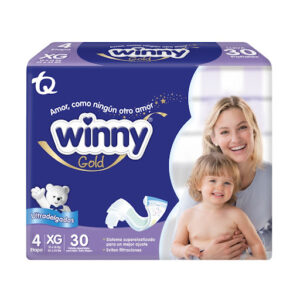 PAÑAL WINNY GOLD ULTRADELGADOS ETAPA 4 (XG) - PQTE x 30 PAÑALES