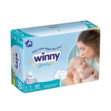 PAÑAL WINNY SENSITIVE ETAPA 1 - BOLSA x 50 PAÑALES + 20 TOALLITAS