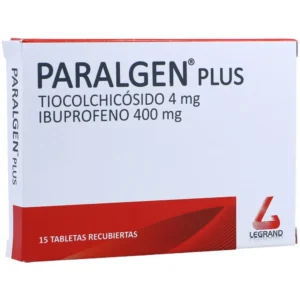 (PARALGEN PLUS) TIOCOLCHICOSIDO/IBUPROFENO 4MG/400MG - CAJA x 15 TAB.