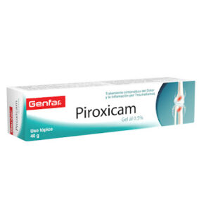 PIROXICAM GEL TOPICO 1% TX40G (MOMENTA) (GENFAR) - GENFAR