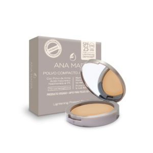 POLVO COMPACTO ACLARANTE ANA MARIA SPF 25 UVA/UVB TONO PERLA (ANA MARIA SAS) - PRODUCTOS DE BELLEZA ANA MARIA