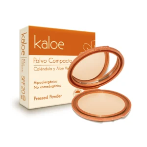 POLVO COMPACTO KALOE SPF 20 UVA/UVB TONO N°1 ALMENDRA (ANA MARÍA SAS) - PRODUCTOS DE BELLEZA ANA MARIA