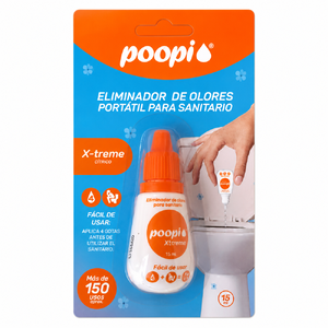POOPI XTREME CITRICO GT X15ML (ELIMINADOR DE OLORES) (NARANJA) - OKOLINA SAS