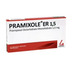 PRAMIXOLE ER 1.5 MG - CAJA x 10 TAB DE LIB. PROLONG.