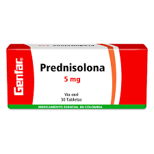 PREDNISOLONA 5 MG - CAJA x 30 TAB
