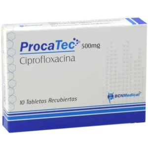 PROCATEC 500MG CX10 TB (CIPROFLOXACINO) (FAES FARMA) - FAES FARMA