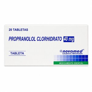 PROPRANOLOL 40 MG - CAJA x 20 TAB