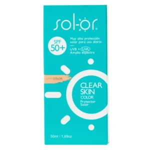 PROTECTOR SOLAR SOLOR CLEAR SKIN COLOR SPF 50+ EMULSION TOP. - FCO x 50 ML