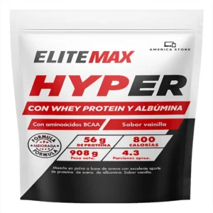 PROTEINA HYPER CON ALBUNINA ELITEMAX EN POLVO - DOYPACK x 2724 G - SABOR VAINILLA