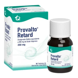 (PROVALTO RETARD) ACIDO VALPROICO 250 MG FCO x 30 TAB DE LIB. RETARD.
