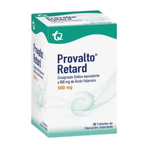 (PROVALTO RETARD) ACIDO VALPROICO 500 MG FCO x 30 TAB DE LIB. RETARD.