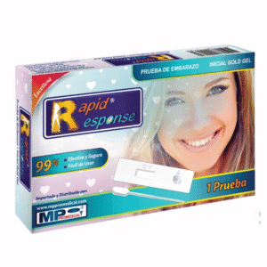 PRUEBA DE EMBARAZO INICIAL GOLD GEL RAPID RESPONSE - CAJA x 1 COPA RECOLEC + TIRILLA