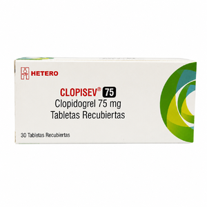 R-CLOPISEV 75MG CX30TB RECUBIERTA (CLOPIDOGREL) (HETERO) - SEVEN PHARMA