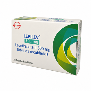 R-LEPILEV 500MG CX30TAB RECUBIERTA (LEVETIRACETAM) (HETERO) - SEVEN PHARMA