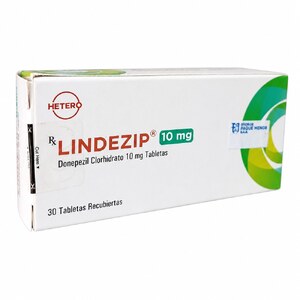R-LINDEZIP 10MG CX30TB RECUBIERTAS (DONEPEZIL CLORHIDRATO) (HETERO) - SEVEN PHARMA