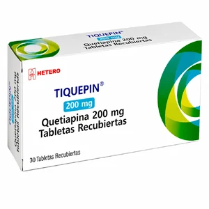 R-TIQUEPIN 300MG CX30TAB (QUETIAPINA) (HETERO) - SEVEN PHARMA