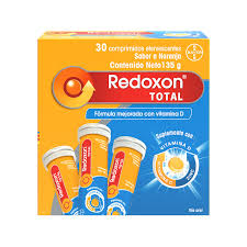 REDOXON TOTAL EFERVESCENTE SABOR NARANJA CX2 FRASCOS X 10 COMPRIMIDOS (VITAMINA D+C+ZINC) (BAYER) - BAYER
