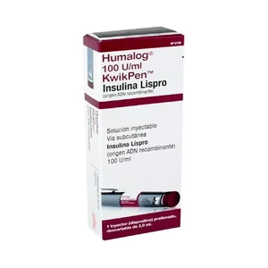 REFRIGERADO-(HUMALOG) INSULINA LISPRO 100 U/ML SLN INY - CAJA x 1 KWIKPEN x 3 ML