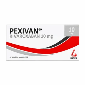 RIVAROXABAN 10 MG - CAJA x 30 TAB REC. (PEXIVAN)