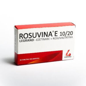(ROSUVINA E) EZETIMIBE/ROSUVASTATINA 10 MG/20 MG - CAJA x 30 TAB REC