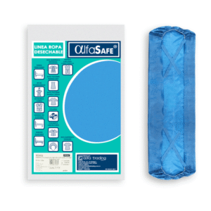 SABANA AJUSTABLE ALFASAFE AZUL 0.90 x 2 MT - BOLSA x UNID